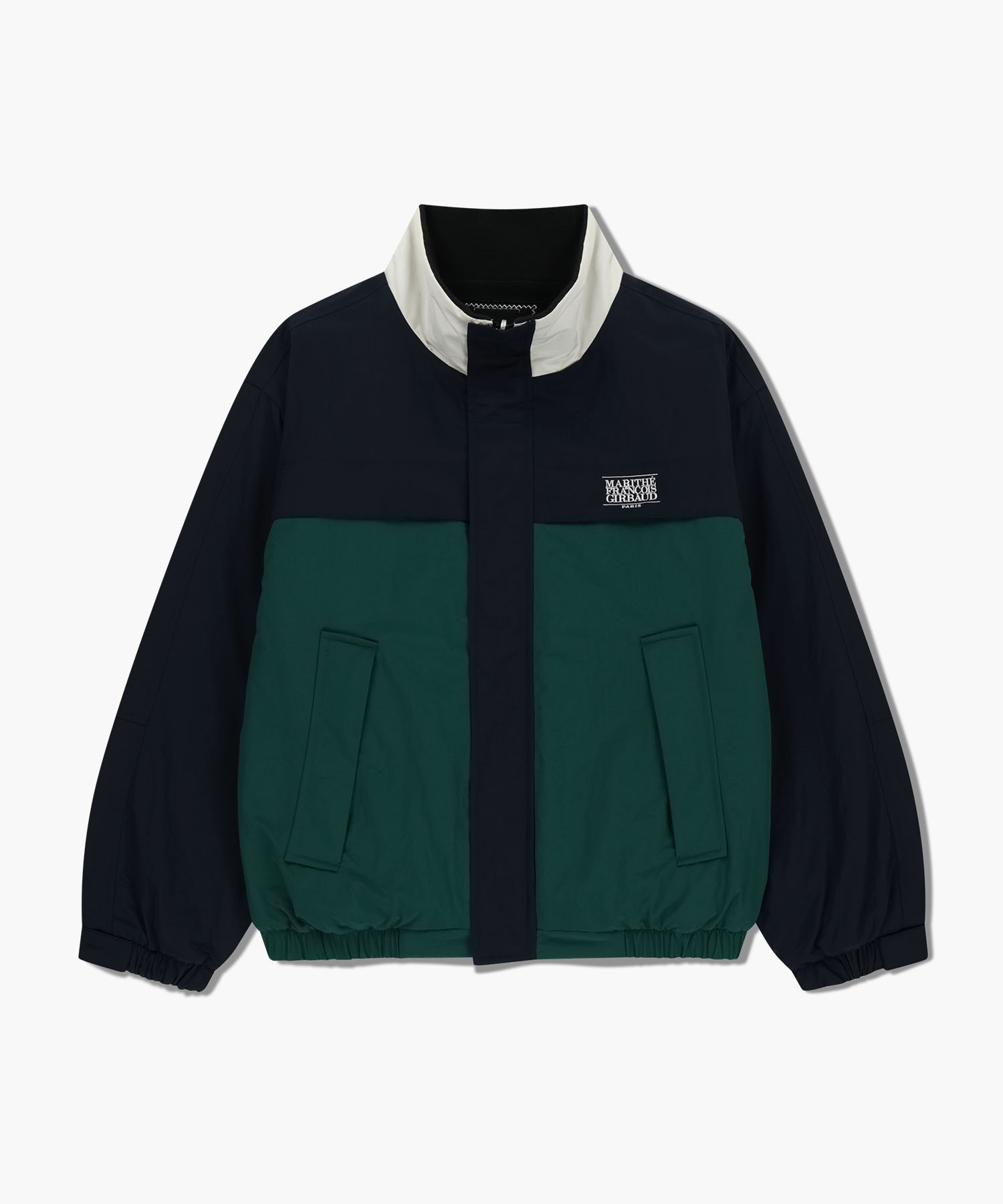 CLASSIC LOGO REVERSIBLE SAILING JACKET dark navy - MARITHÉ+