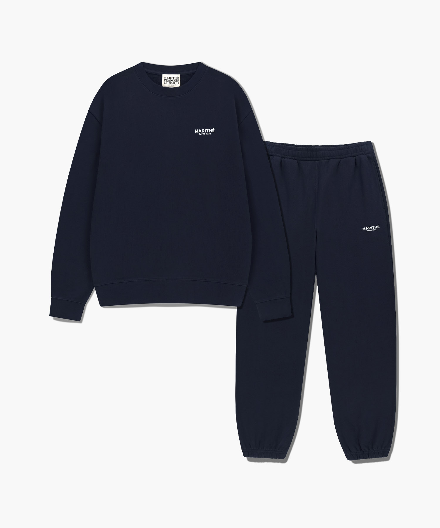 REGULAR LOGO SWEAT SET-UP navy - MARITHÉ+FRANҪOIS GIRBAUD