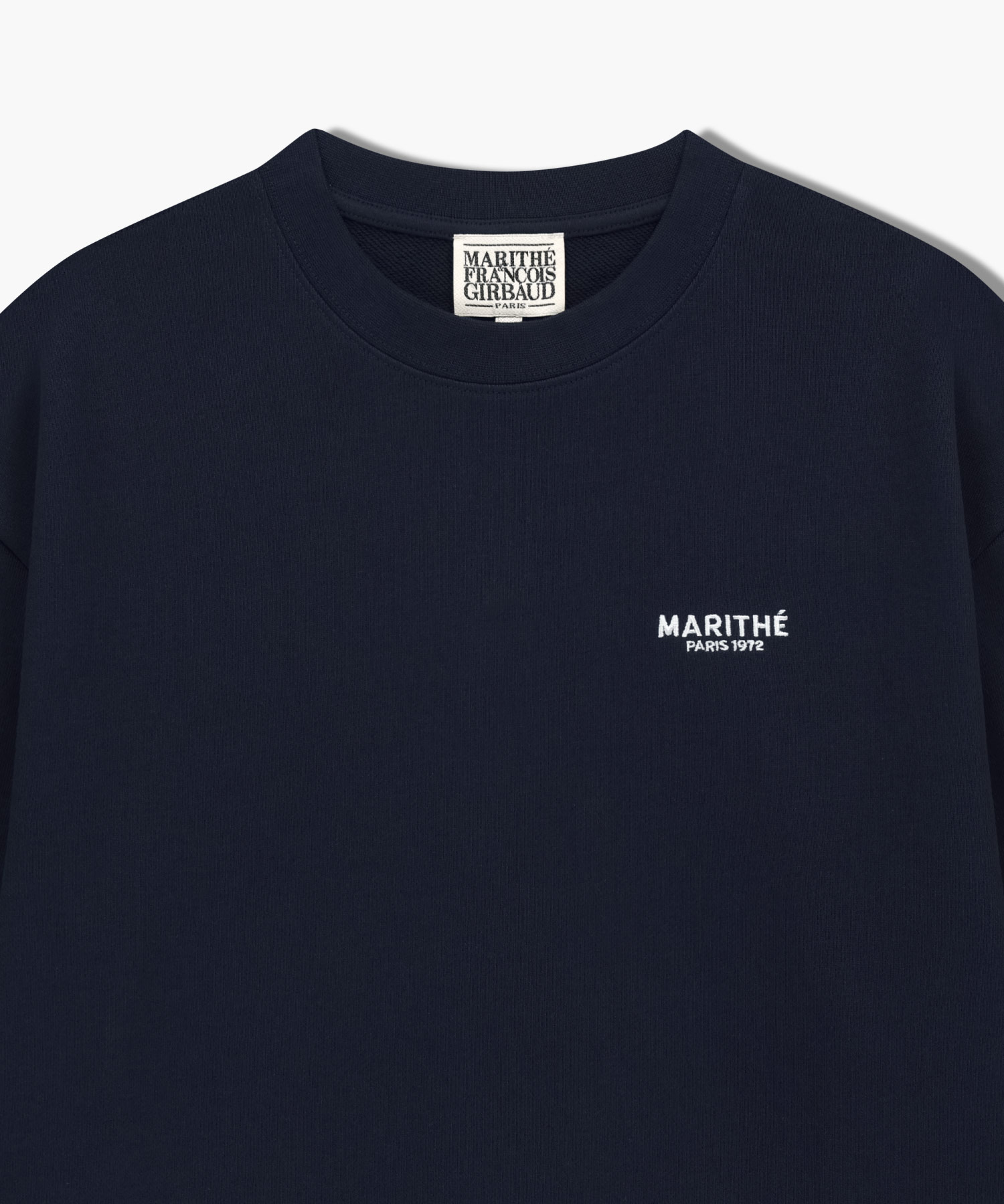 REGULAR LOGO SWEAT SET-UP navy - MARITHÉ+FRANҪOIS GIRBAUD