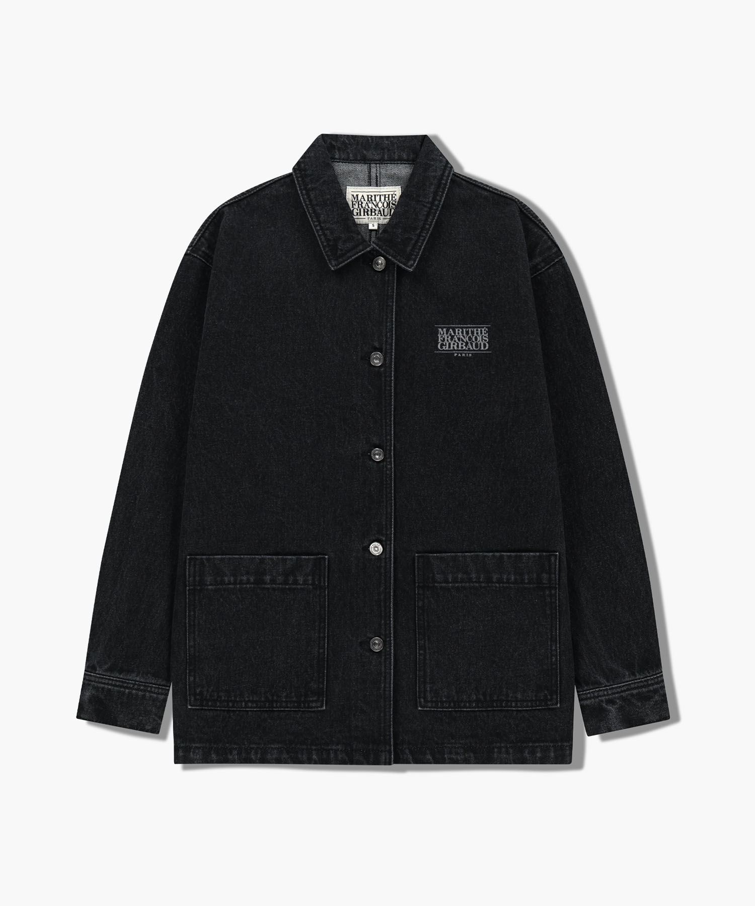 W FRENCH DENIM WORK JACKET black - MARITHÉ+FRANҪOIS GIRBAUD