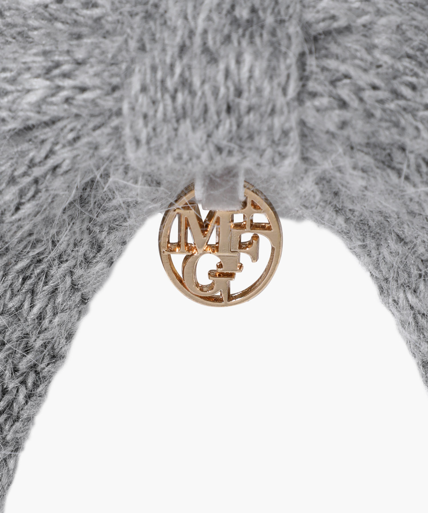 KNIT RIBBON HAIR PIN gray - MARITHÉ+FRANҪOIS GIRBAUD