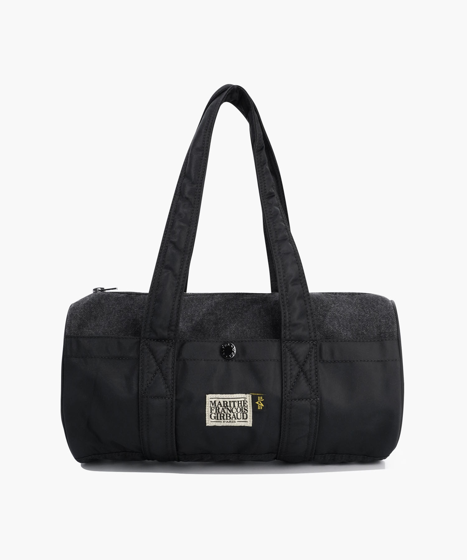 X ALPHA INDUSTRIES CLASSIC LOGO NYLON DUFFLE BAG black