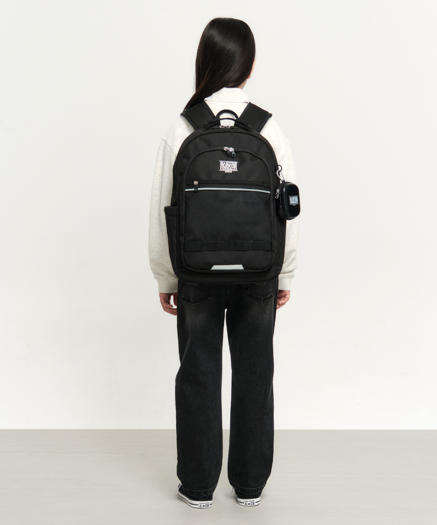 KIDS TWO POCKET BACKPACK black - MARITHÉ+FRANҪOIS GIRBAUD