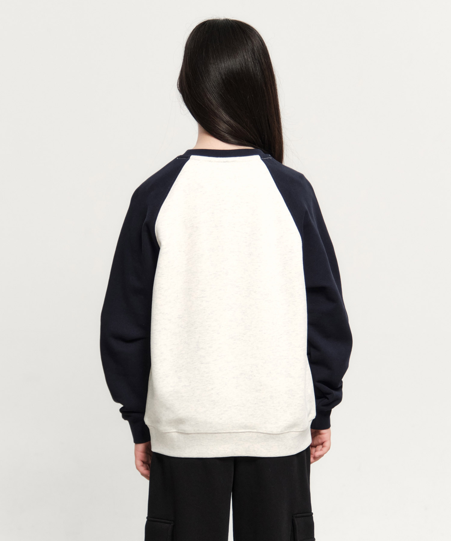 KIDS VINTAGE BASEBALL RAGLAN SWEATSHIRT dark navy - MARITHÉ+FRANҪOIS ...
