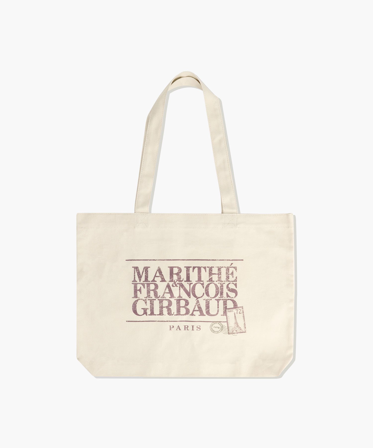 CLASSIC LOGO STAMP ECO BAG cream