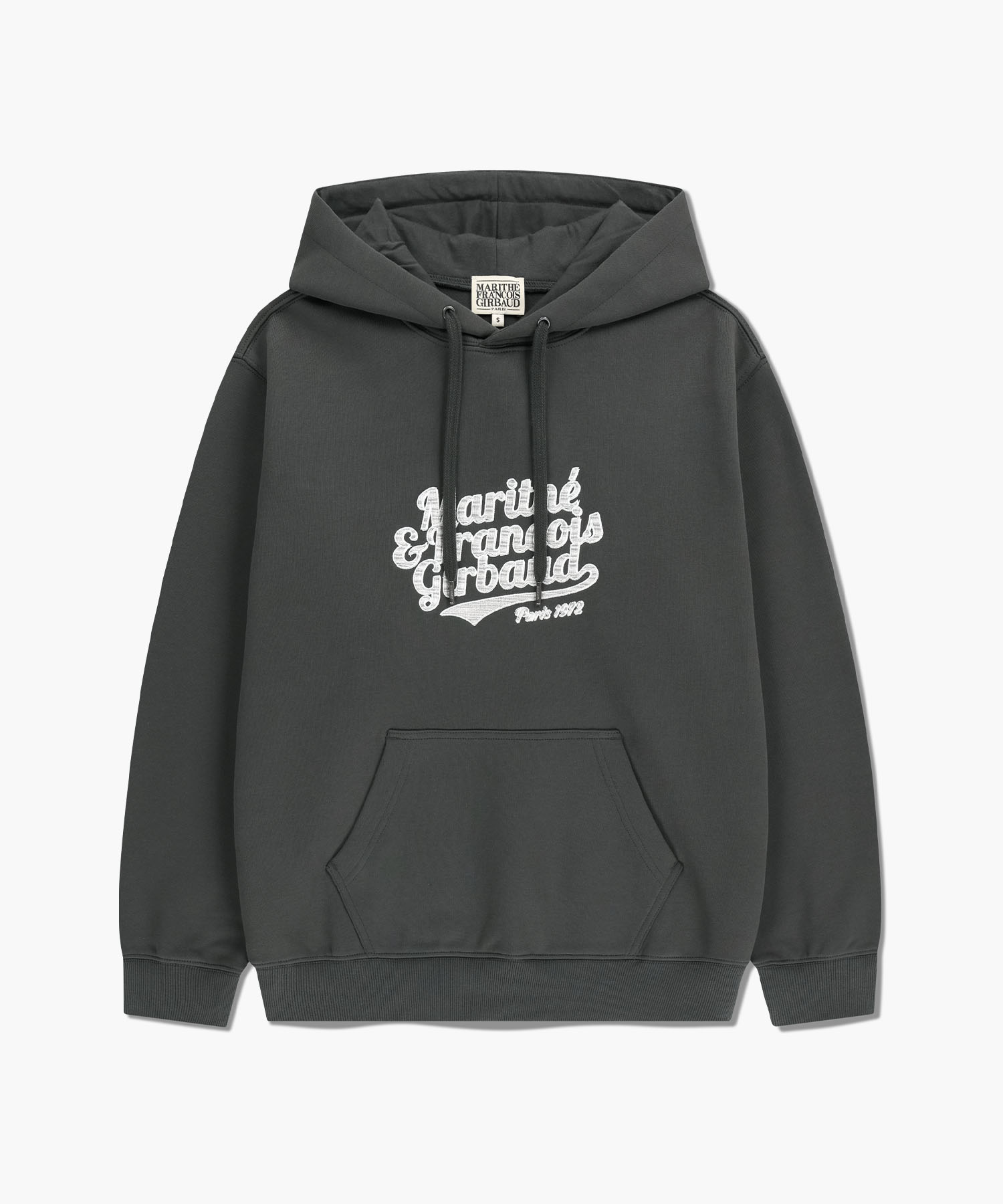 VINTAGE LOGO HOODIE (BRUSHED) charcoal