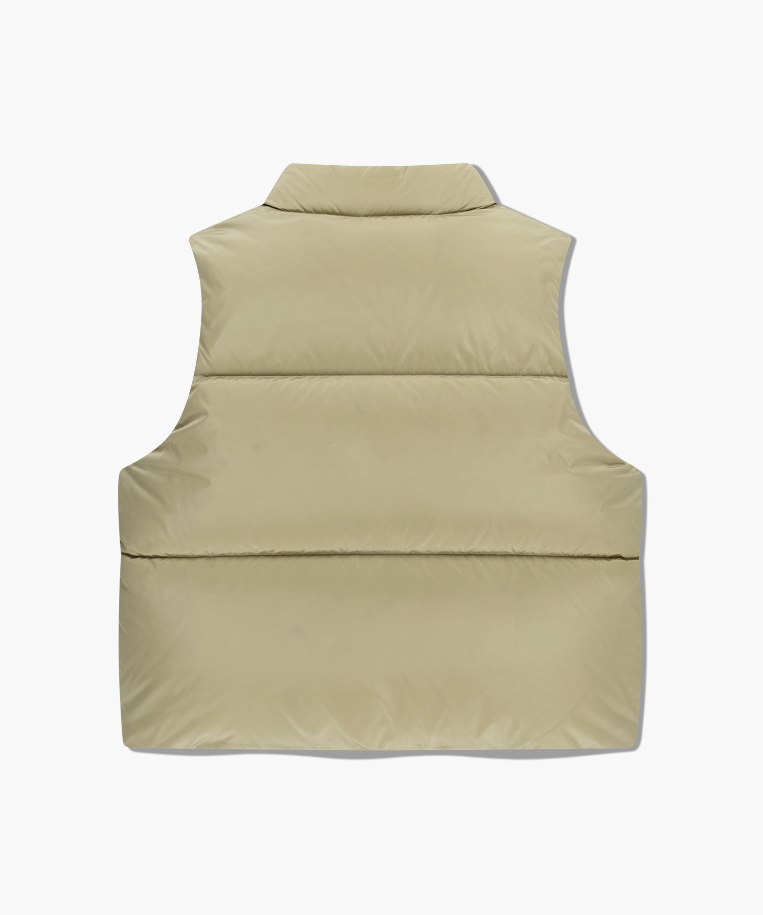 CLASSIC LOGO DOWN VEST beige - MARITHÉ+FRANҪOIS GIRBAUD