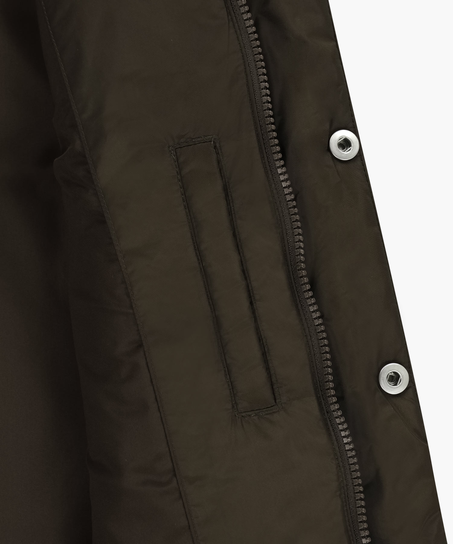 CLASSIC LOGO DOWN VEST dark brown - MARITHÉ+FRANҪOIS GIRBAUD