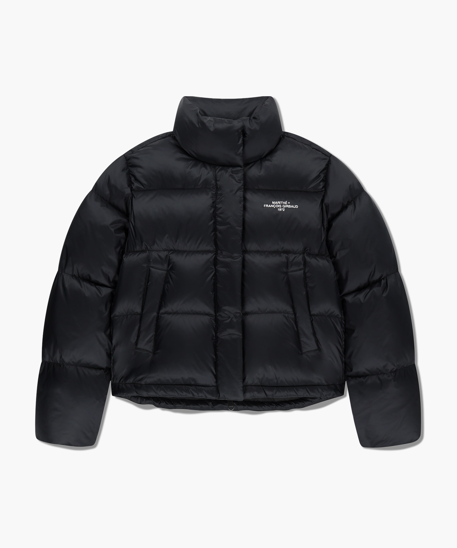 W BASIC CROP DOWN JACKET black - MARITHÉ+FRANҪOIS GIRBAUD