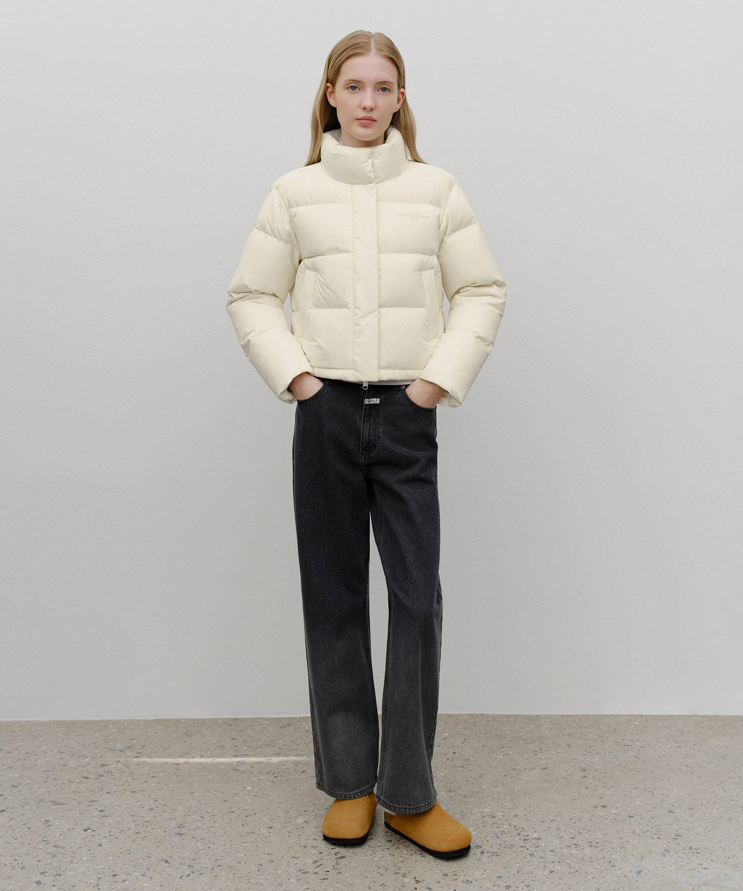 ジャケット・アウター MARITHE W BASIC CROP DOWN JACKET W BASIC CROP DOWN JACKET