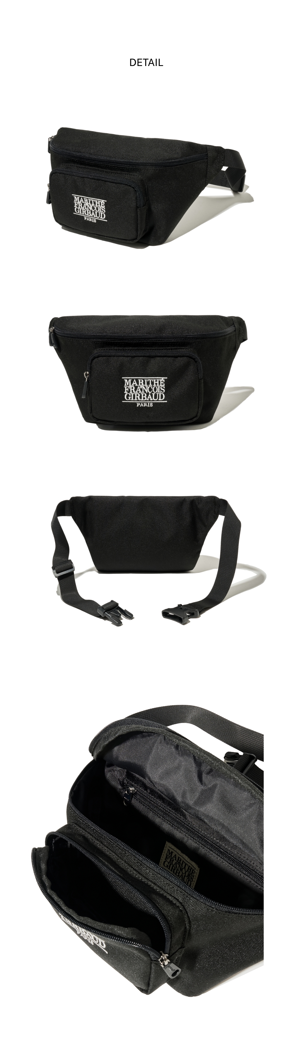 【MARITHEFRANCOISGIRBAUD】 CLASSIC LOGO POUCH CLASSIC LOGO WOOL POUCH