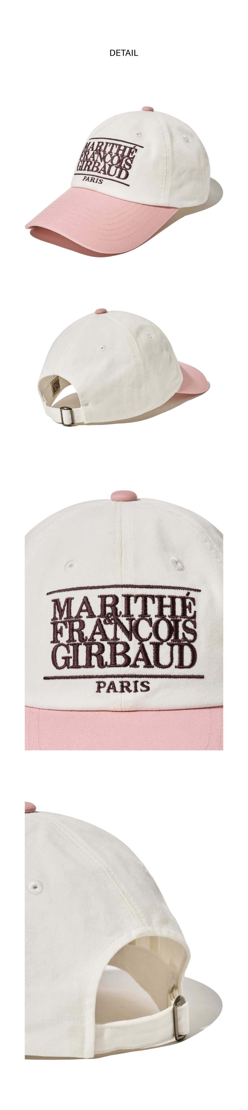 [MARITHE] ★韓国人気★CLASSIC LOGO 6PANEL COLOR BLOCK CAP MARITHE】韓国人気◇CLASSIC LOGO 6PANEL COLOR BLOCK CAP