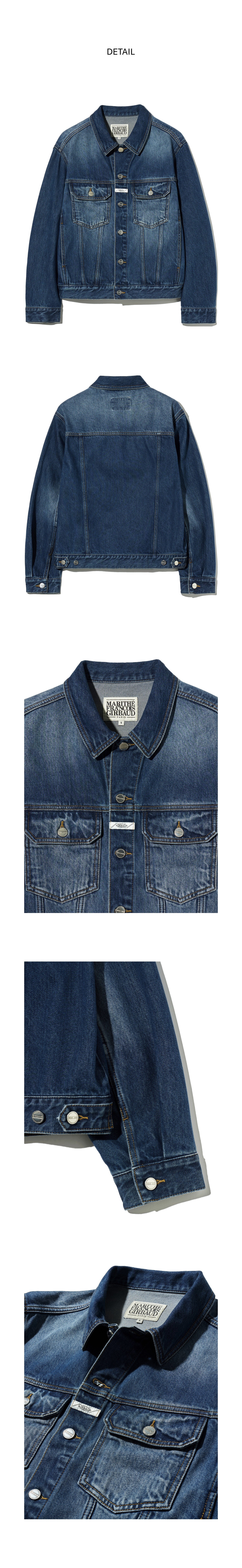 MARITHE FRANCOIS GIRBAUD 青ジャケットMサイズ 80s MARITHE FRANCOIS GIRBAUD denim jacket MARITHE FRANCOIS