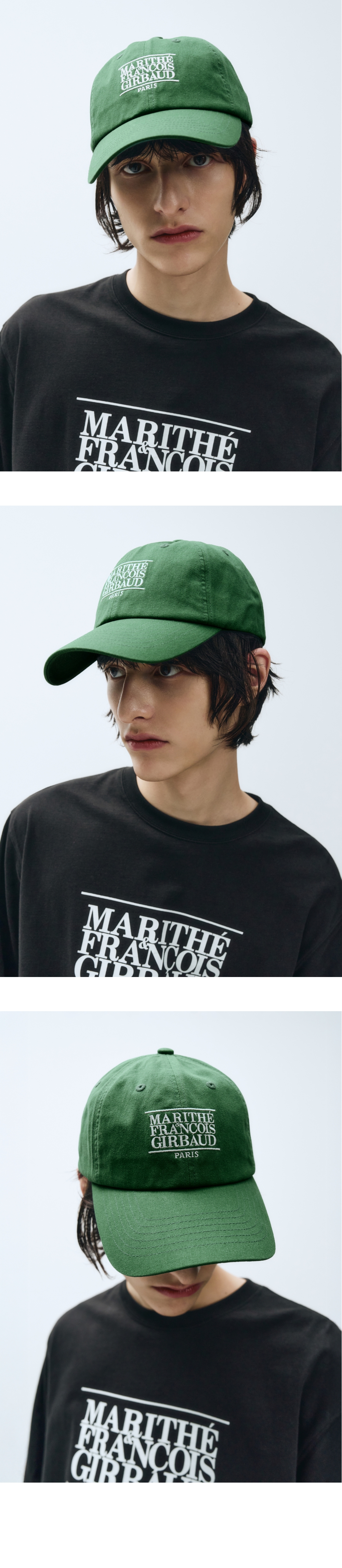 Marithe Francois Girbaud SMALL CLASSIC LOGO CAP green