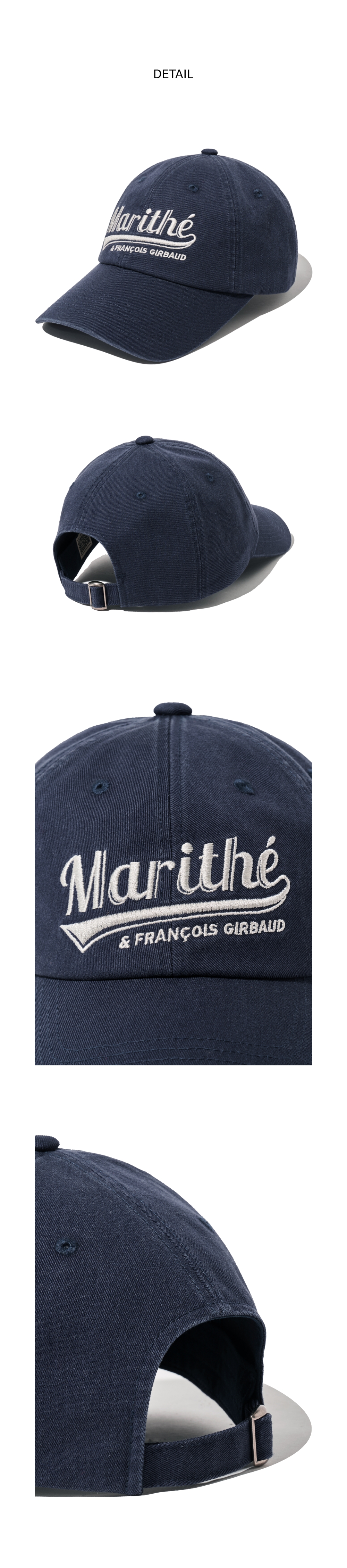 キャップ Marithe + Francois Girbaud VINTAGE BASEBALL GRAPHIC CAP navy VINTAGE BASEBALL GRAPHIC CAP navy - MARITHE FRANCOIS GIRBAUD