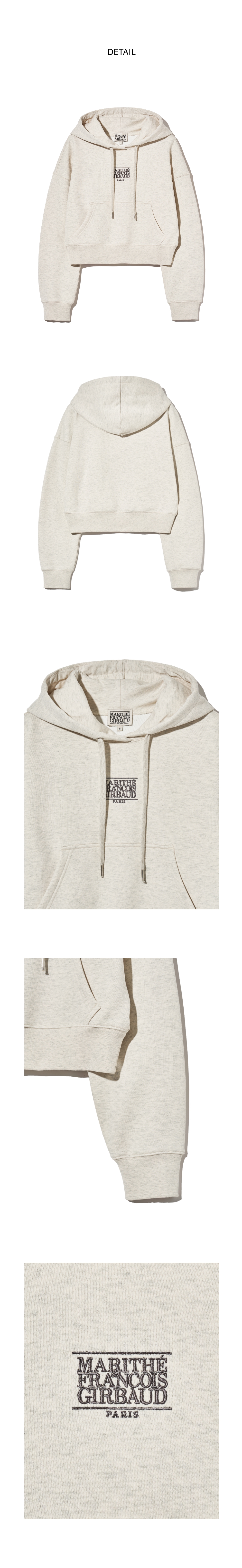 アウターその他 Marithe + Francois Girbaud NEW CLASSIC LOGO HOODIE oatmeal CLASSIC LOGO HOODIE oatmeal - MARITHE FRANCOIS GIRBAUD