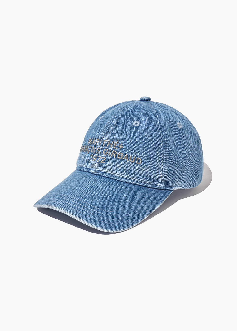 【MARITHE FRANCOIS GIRBAUD】LETTERING LOGO BALL CAP‐BLUE 6/20 예약발송] LETTERING LOGO BALL CAP blue - MARITHE