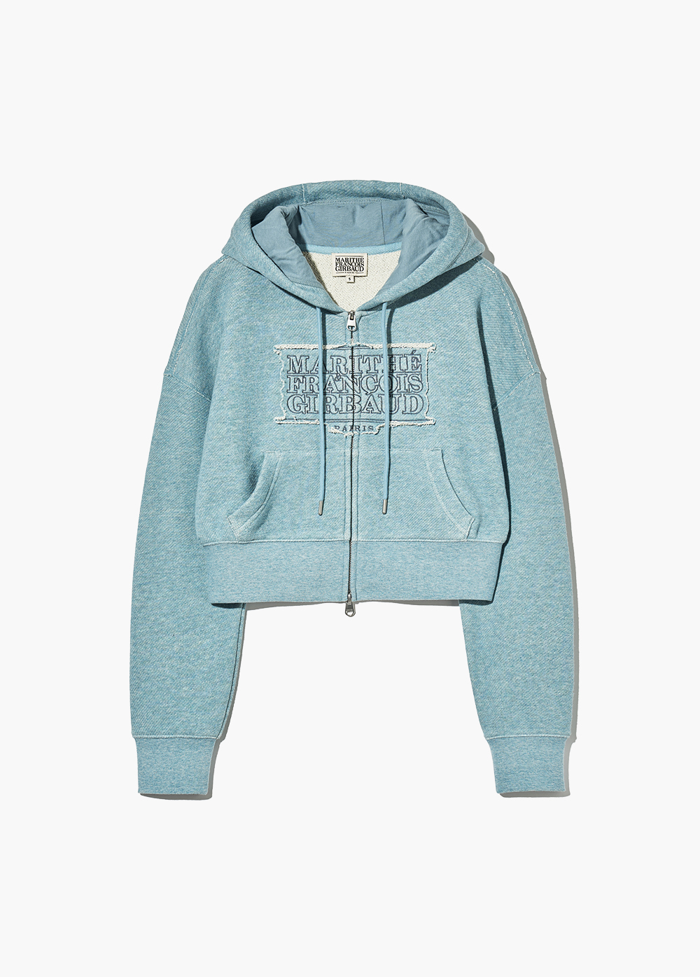 W CLASSIC LOGO CROP HOODIE ZIPUP | ファッション通販サイト NUGU