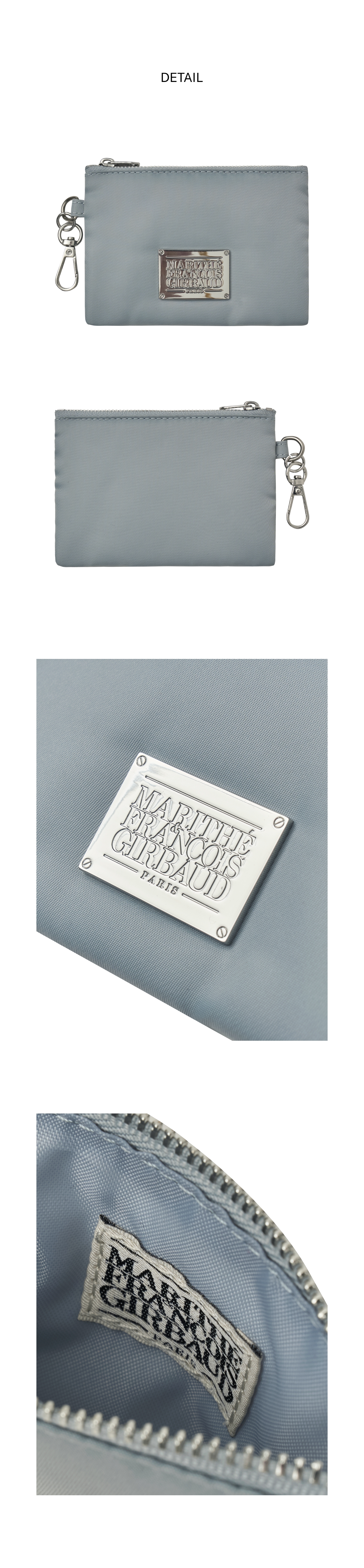 バッグ・カバンその他 Marithe + Francois Girbaud CLASSIC LOGO KEYRING POUCH gray Marithe Francois Girbaud CLASSIC LOGO KEYRING POUCH gra