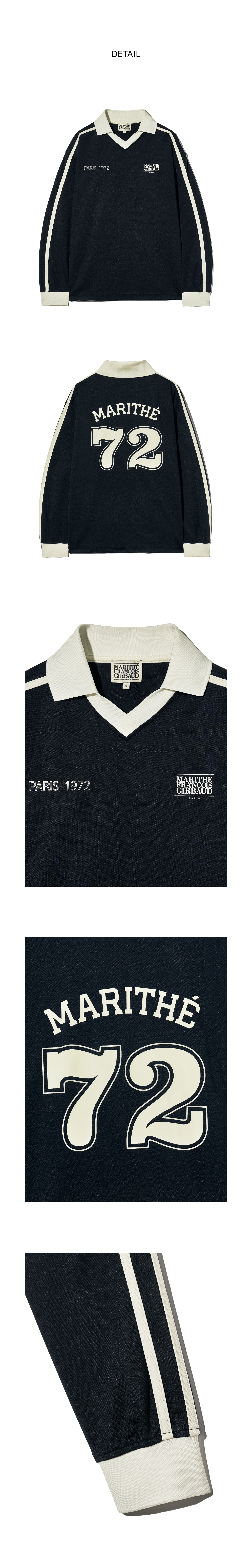 MOUVEMENT FOOTBALL JERSEY dark navy - MARITHE FRANCOIS GIRBAUD