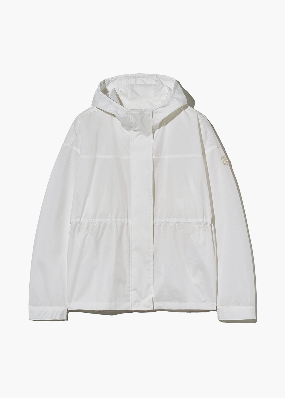 ジャケット Marithe + Francois Girbaud MOUVEMENT W OVERSIZED HOODED WIND MOUVEMENT W OVERSIZED HOODED WINDBREAKER white - MARITHE
