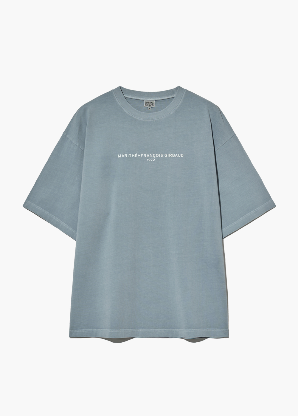 Marithe☆LETTERING LOGO OVERSIZED TEE （2color） MARITHE FRANCOIS GIRBAUD] LETTERING LOGO OVERSIZED TEE WHITE