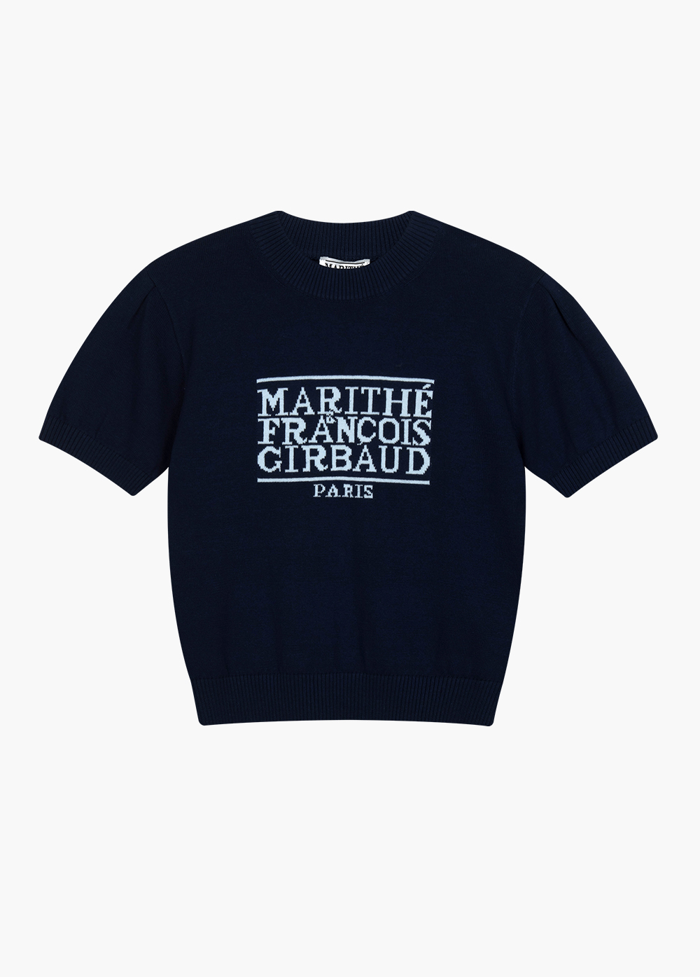 セブンイレブン 冬ギフト カタログ navy KNIT HALF LOGO CLASSIC W - GIRBAUD FRANCOIS MARITHE トップス