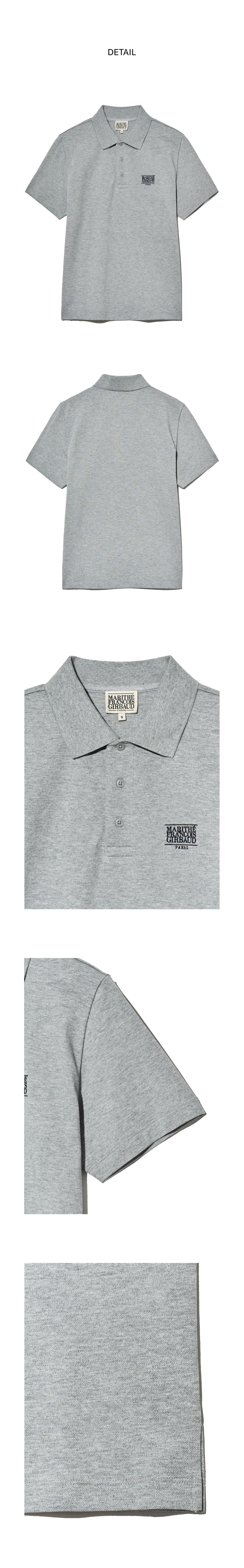 ★Marithe + Francois Girbaud★ CLASSIC LOGO PK COLLAR TEE na CLASSIC LOGO PK COLLAR TEE navy - MARITHÉ+FRANҪOIS GIRBAUD