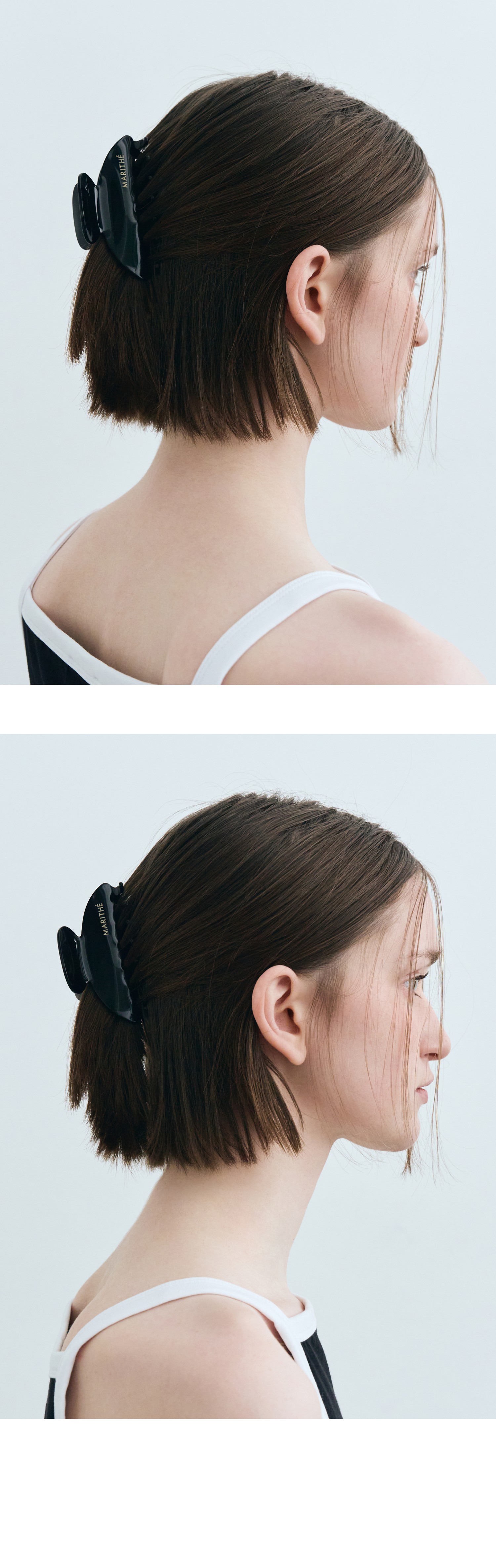 【MARITHE】 REGULAR LOGO MINI HAIR CLIP 2PACK− BLACK Amazon.com : laxizar Claw Clip Hair Clip 8 Pack 4.3 Ihch