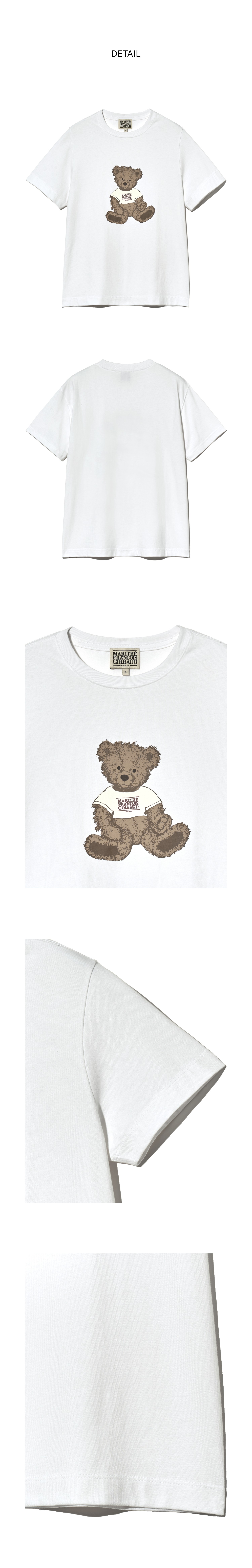 ★Marithe + Francois Girbaud★ W DOODLE BEAR TEE ice blue 韓國MARITHE FRANCOIS GIRBAUD W DOODLE BEAR TEE