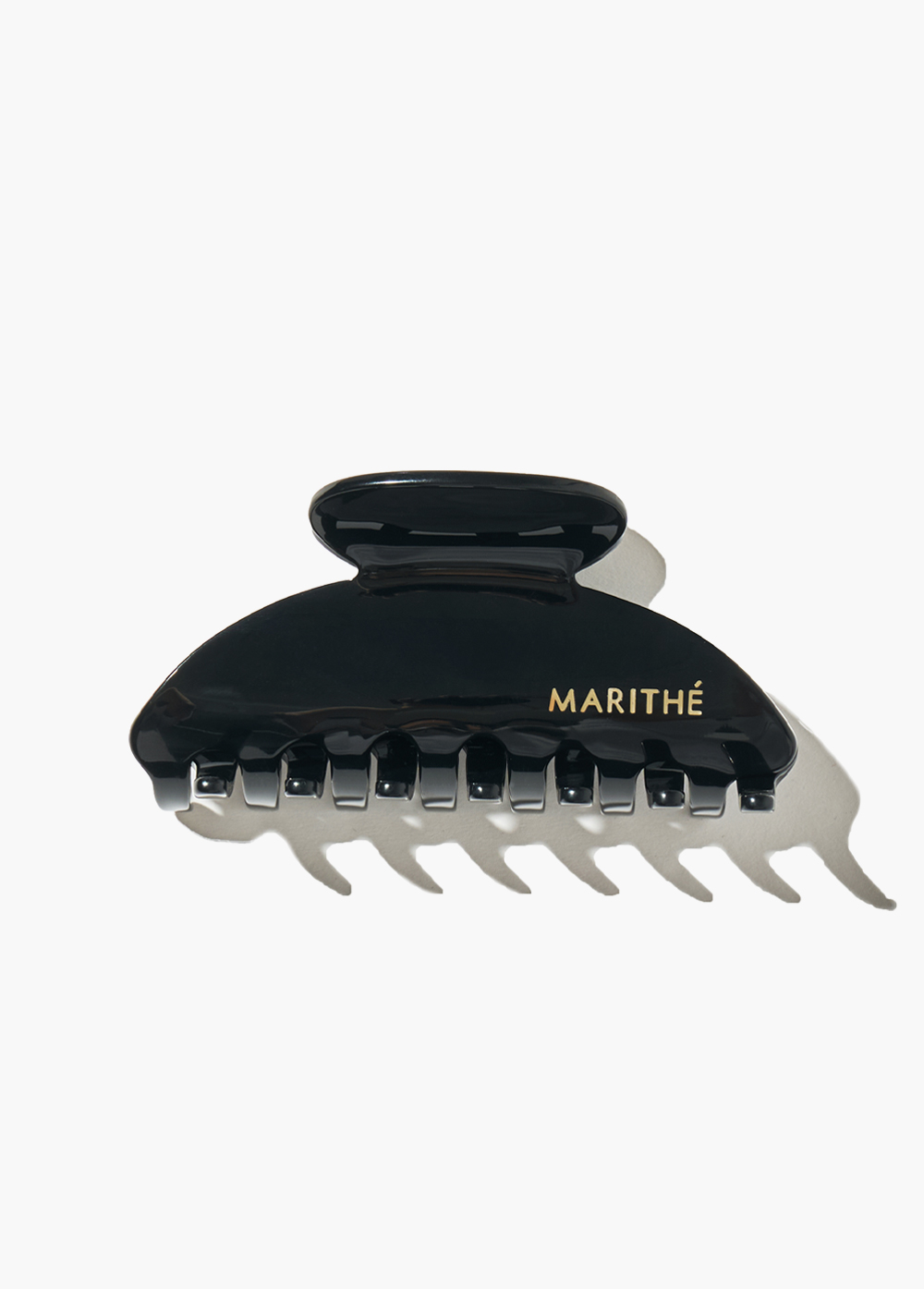 REGULAR LOGO HAIR CLIP black - MARITHE FRANCOIS GIRBAUD