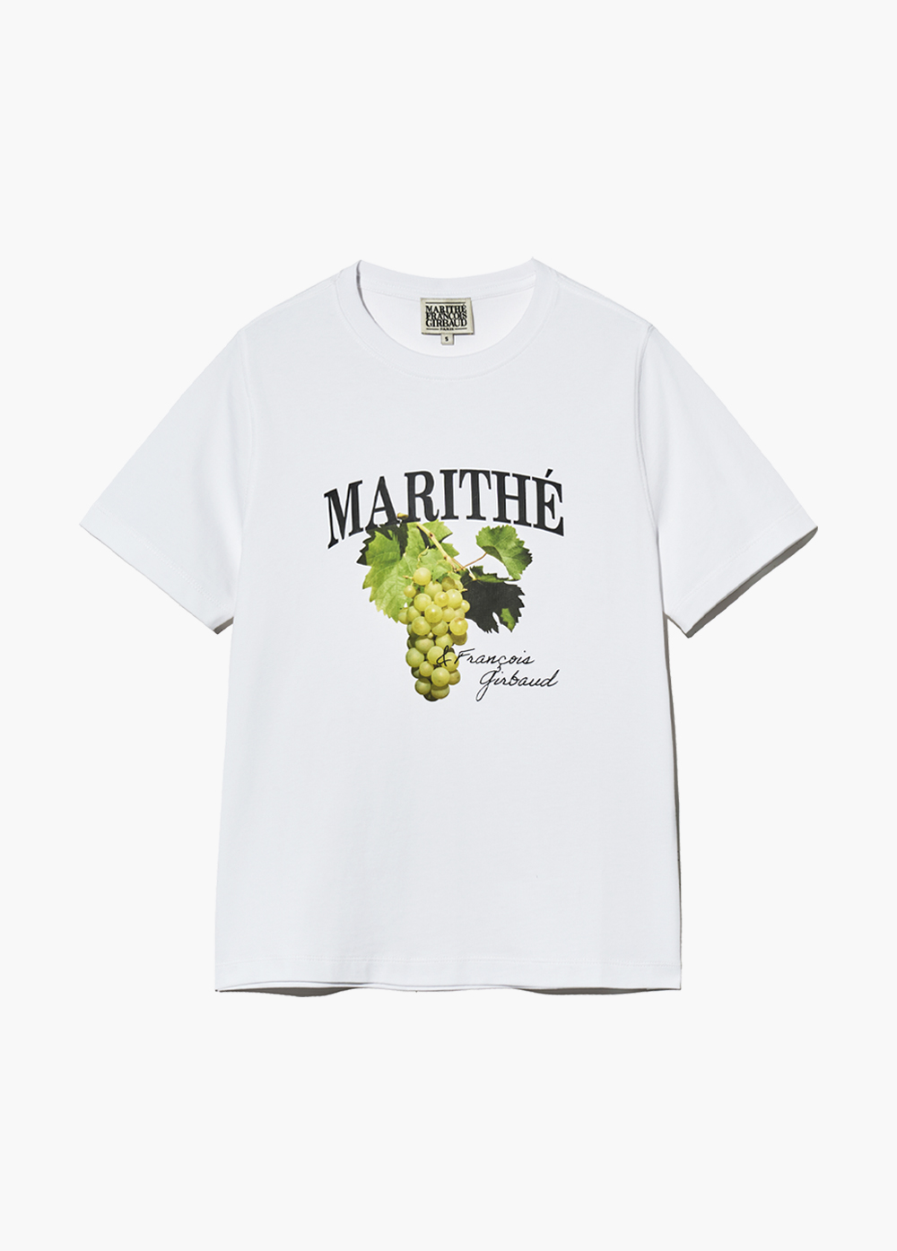 W GRAPE GRAPHIC TEE white - MARITHE FRANCOIS GIRBAUD