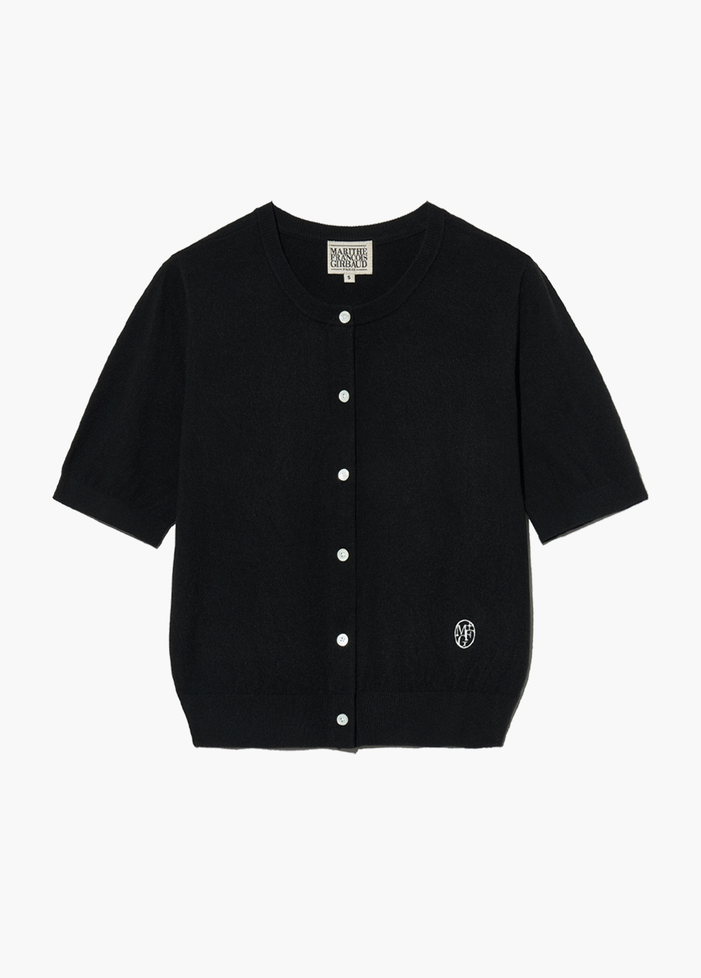 トップス 00s Marithe + Francois Girbaud cardigan Marithe Francois Girbaud • W Circle Logo Sailor Knit