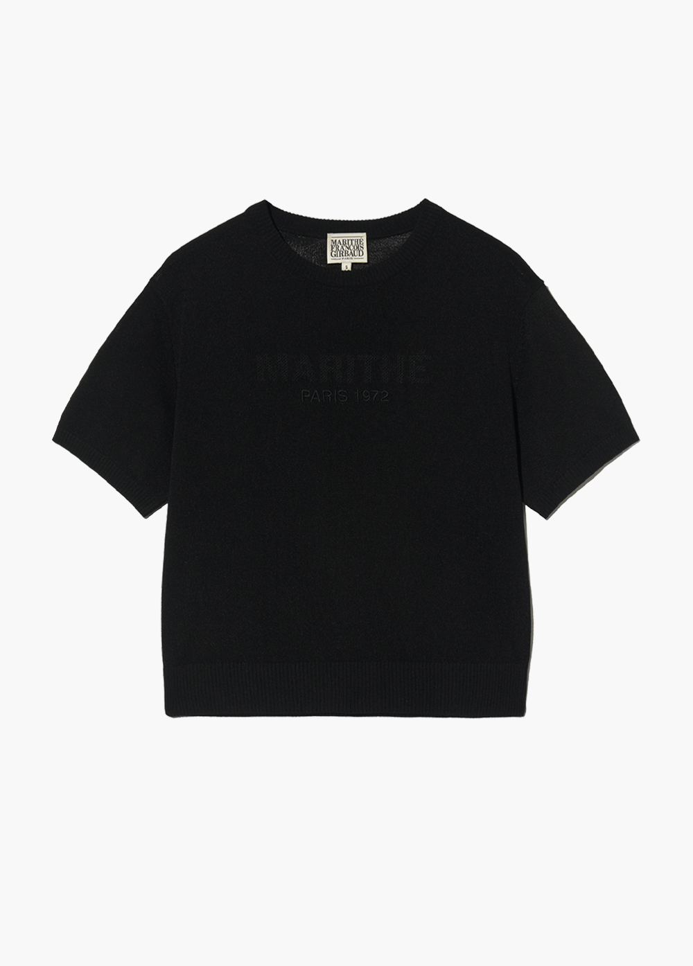 ★MARITHE★ W MARINE SAILOR HALF KNIT W MARINE SAILOR HALF KNIT light gray - MARITHÉ+FRANҪOIS GIRBAUD