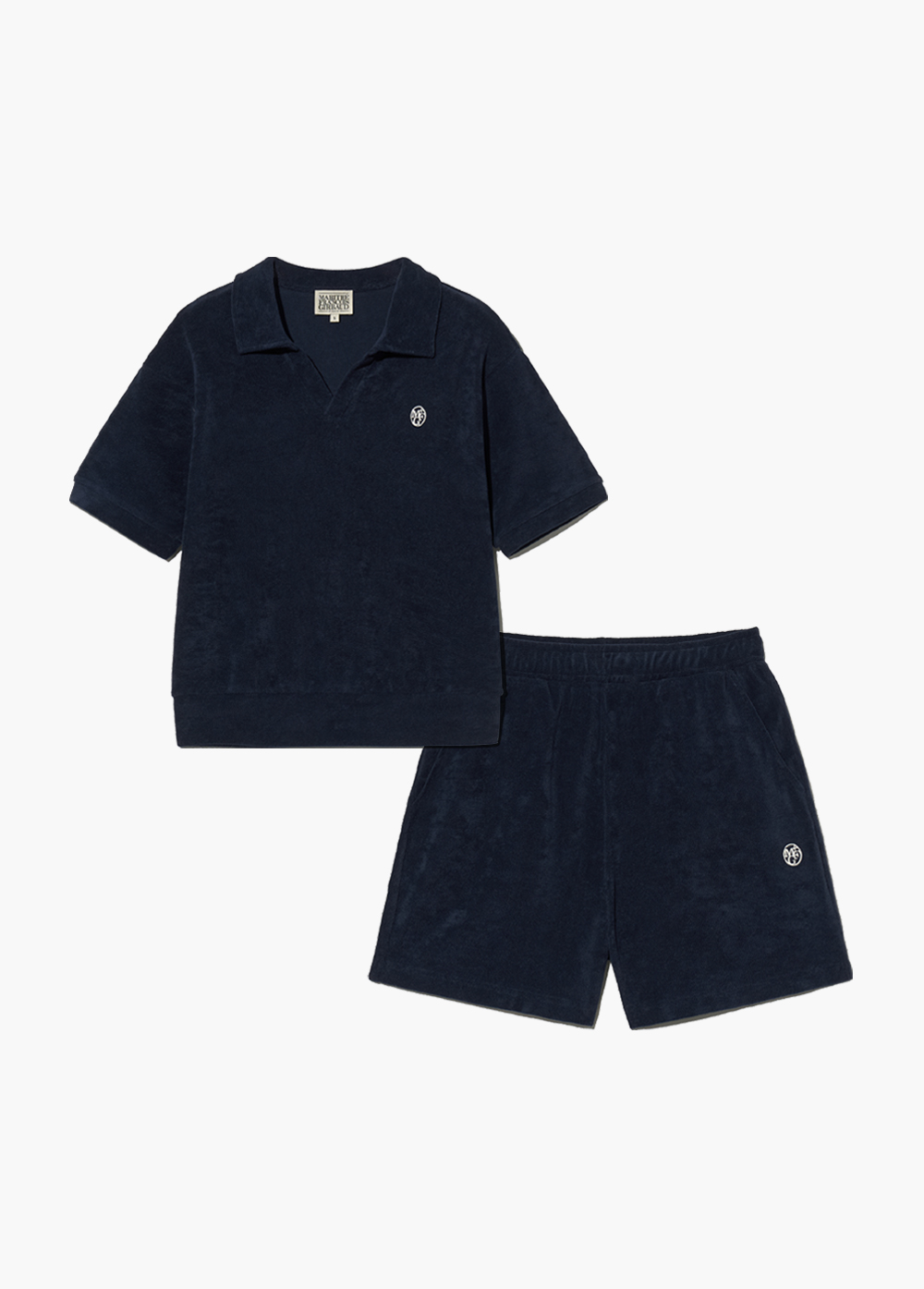 【MARITHE】 WOMAN TERRY SET-UP‐NAVY W TERRY SET-UP navy - MARITHE FRANCOIS GIRBAUD