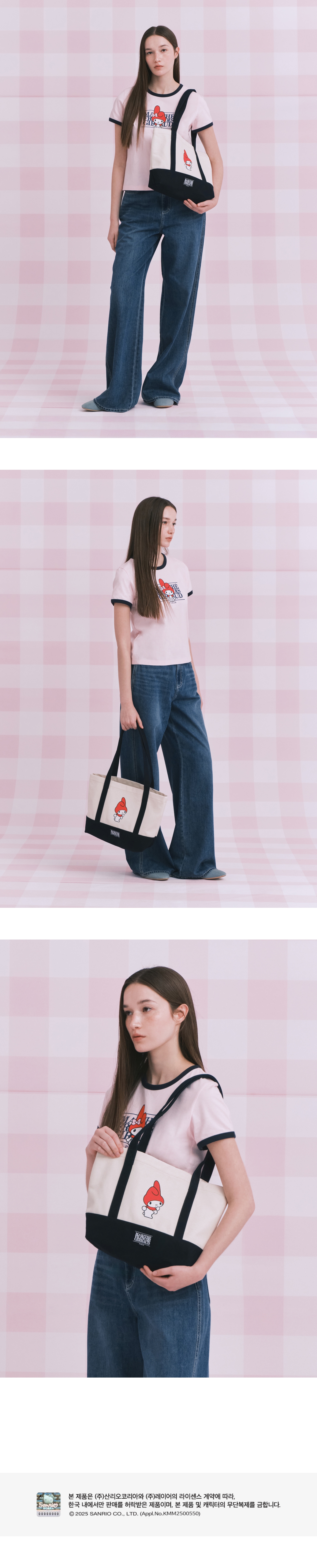 ショルダーバッグ・ポシェット MARITHE X MY MELODY CLASSIC LOGO CANVAS SHOULDER BAG MARITHE X MY MELODY CLASSIC LOGO CANVAS SHOULDER BAG | WY Store
