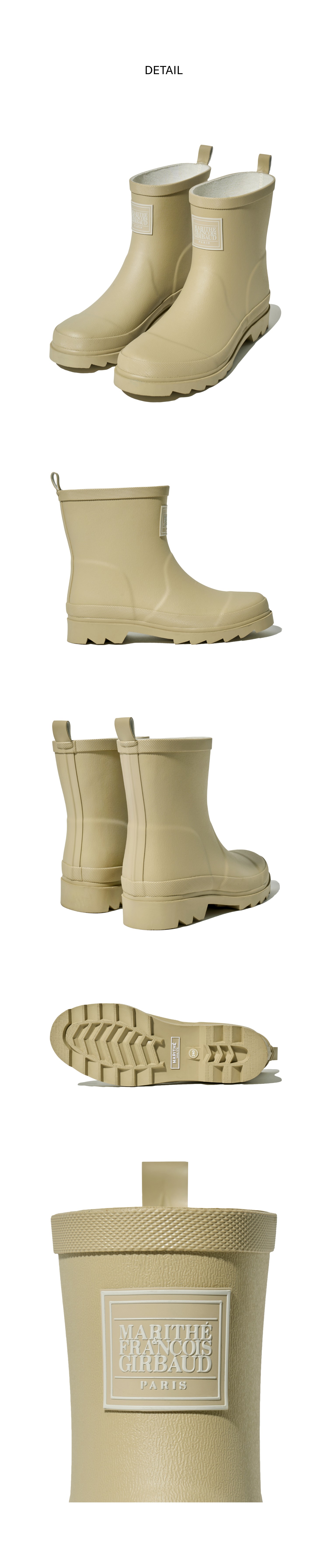 CLASSIC LOGO RAIN BOOTS LOW - 2 COLORS BROWN