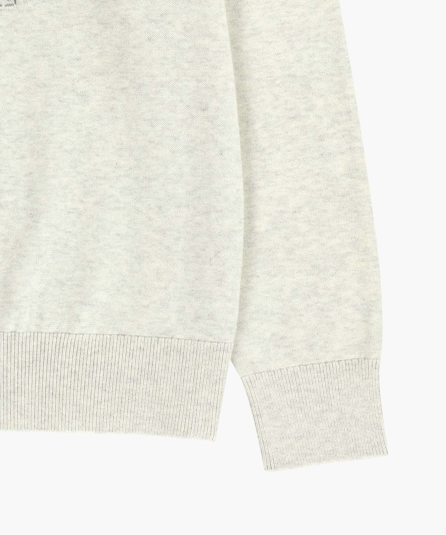 CLASSIC LOGO KNIT PULLOVER ivory - MARITHÉ+FRANҪOIS GIRBAUD