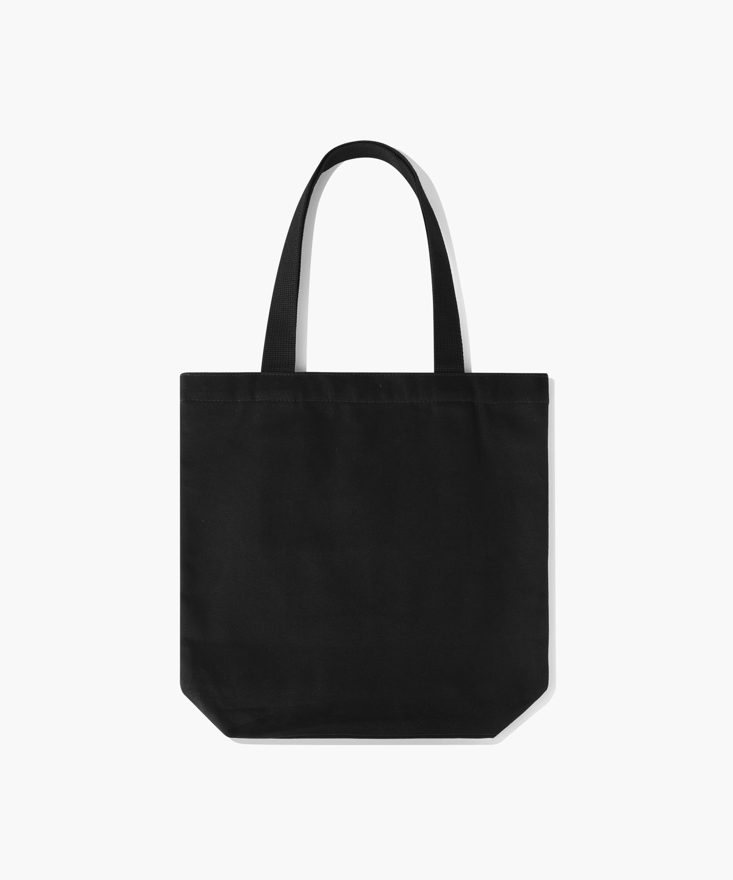 Marithé Classic Logo Eco Bag in black, plain reverse