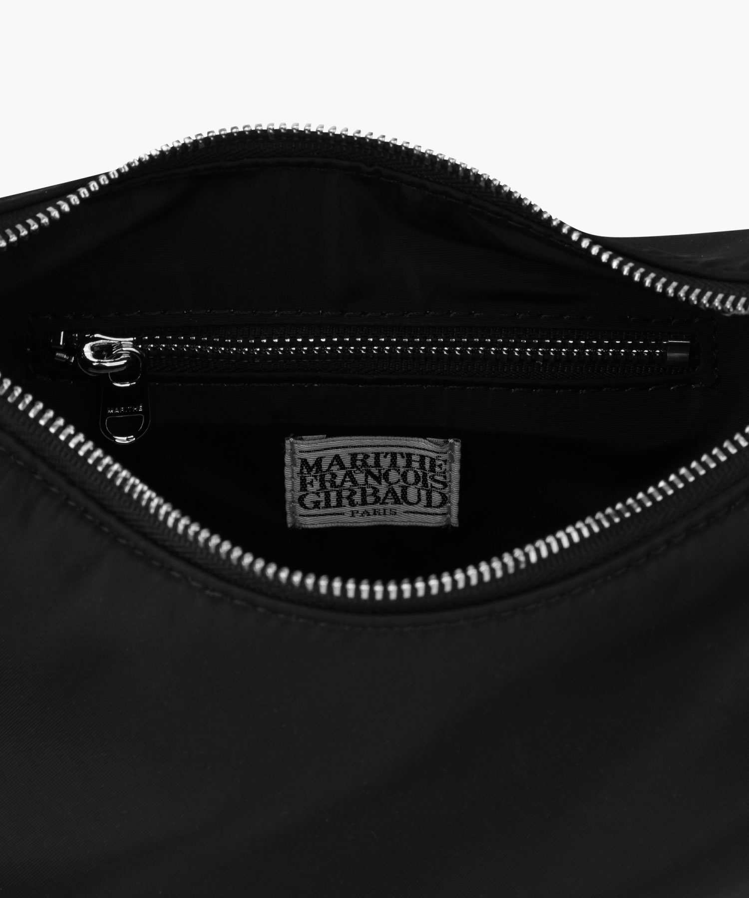 CLASSIC LOGO HOBO BAG black - MARITHÉ+FRANҪOIS GIRBAUD