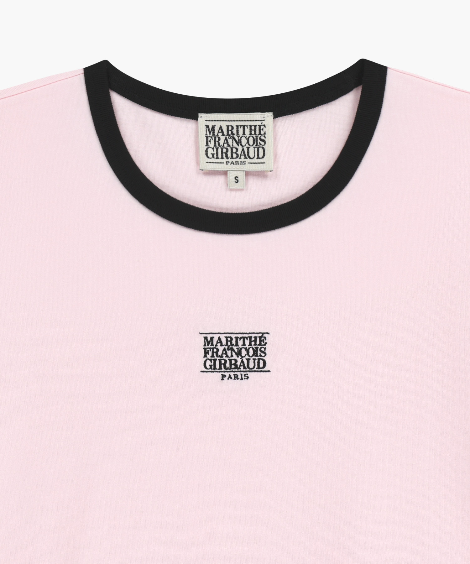 W CLASSIC LOGO RINGER TEE light pink - MARITHÉ+FRANҪOIS GIRBAUD