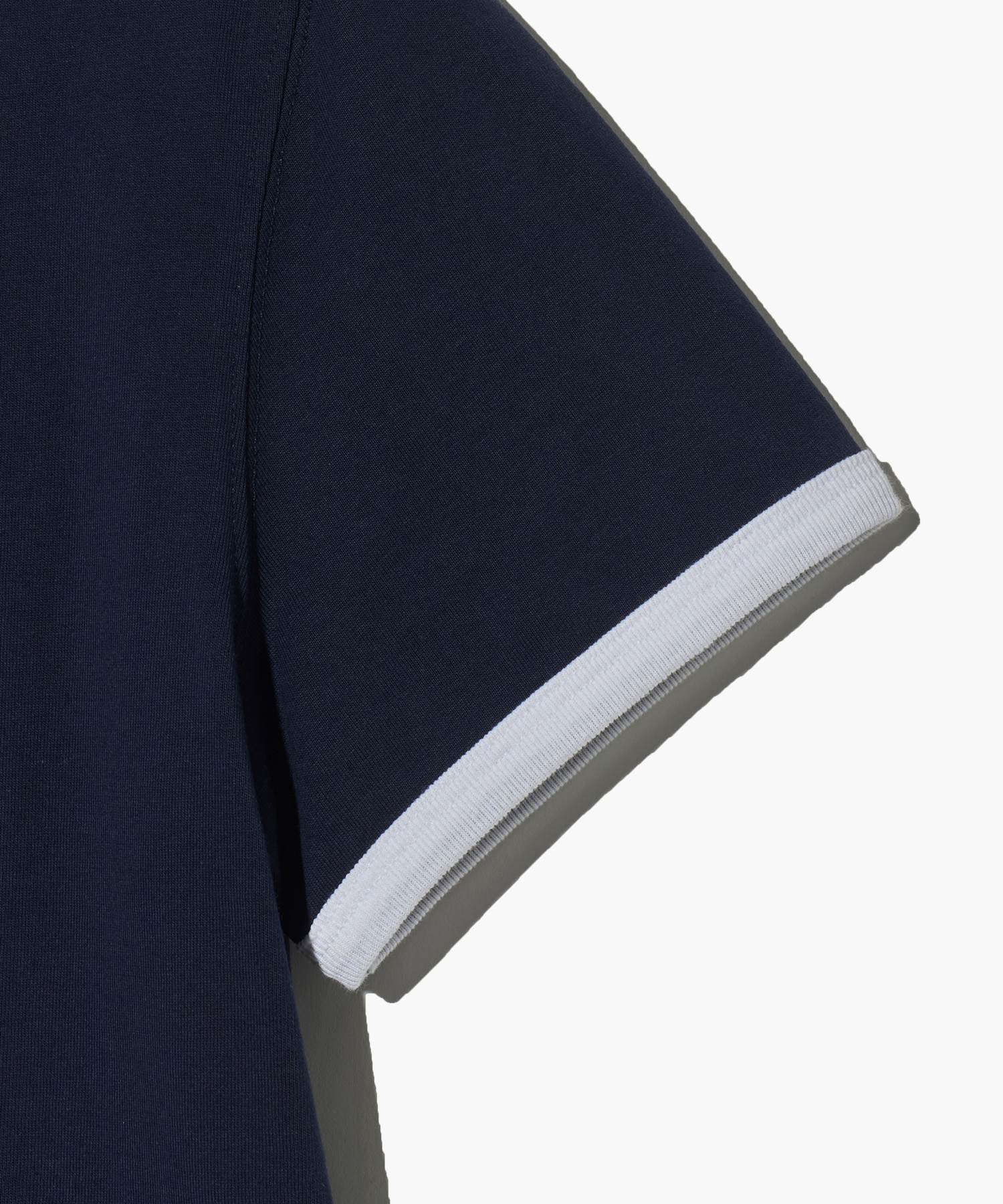 W CLASSIC LOGO RINGER TEE navy - MARITHÉ+FRANҪOIS GIRBAUD