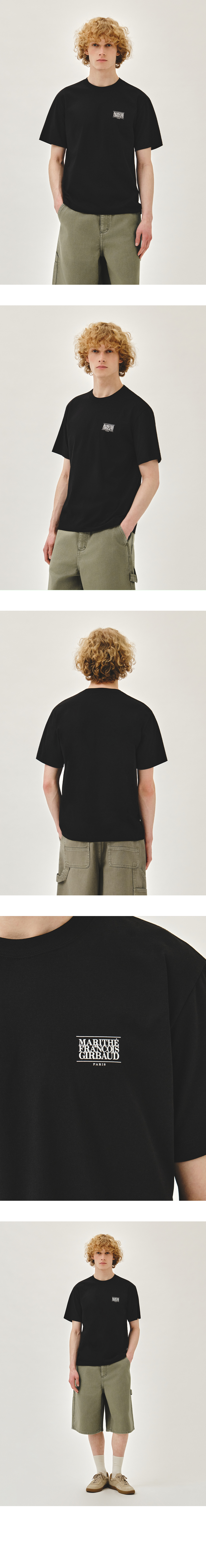 AEROCOOL SMALL CLASSIC LOGO TEE - 5 COLORS BLACK
