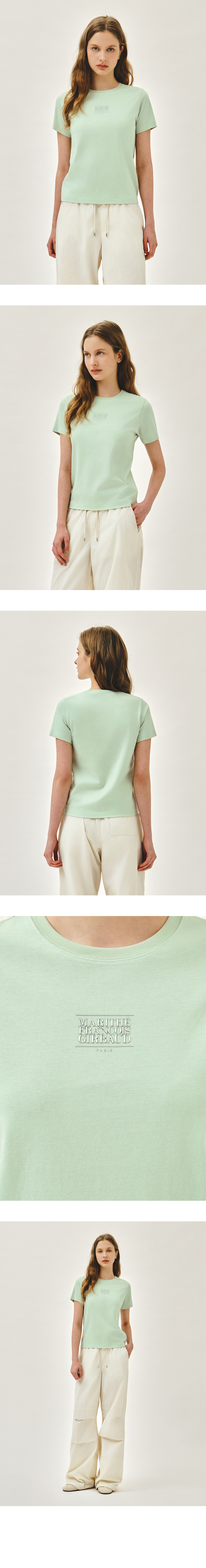 W SMALL CLASSIC LOGO TEE - 4 COLORS GREEN