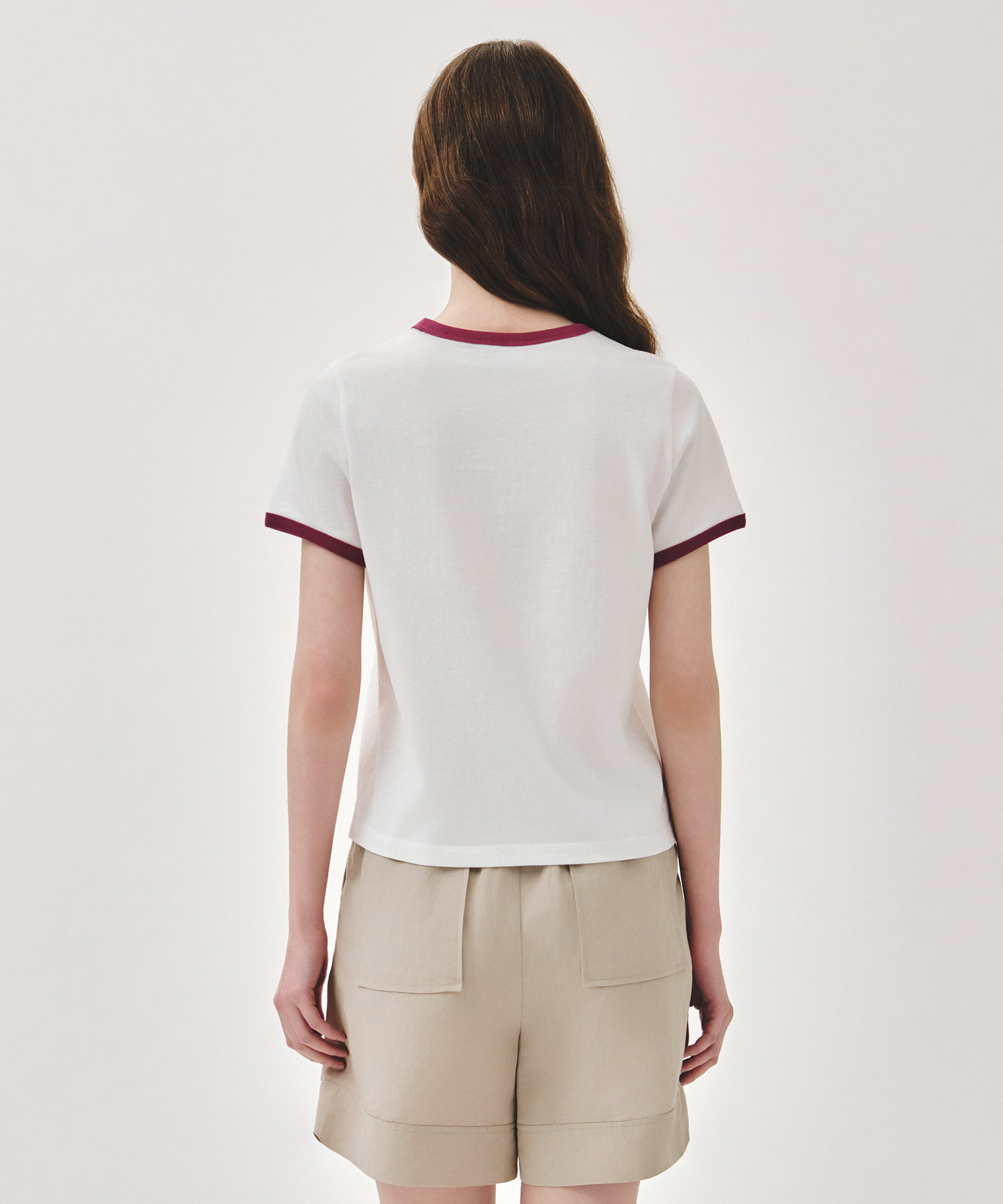W PARIS GRAPHIC RINGER TEE white - MARITHÉ+FRANҪOIS GIRBAUD