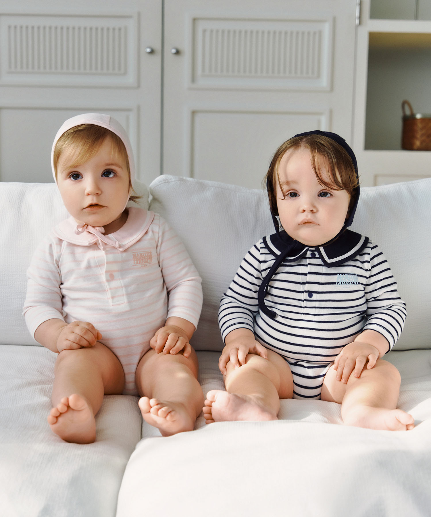 BABY SAILOR BODYSUIT+BONNET SET navy - MARITHÉ+FRANҪOIS GIRBAUD