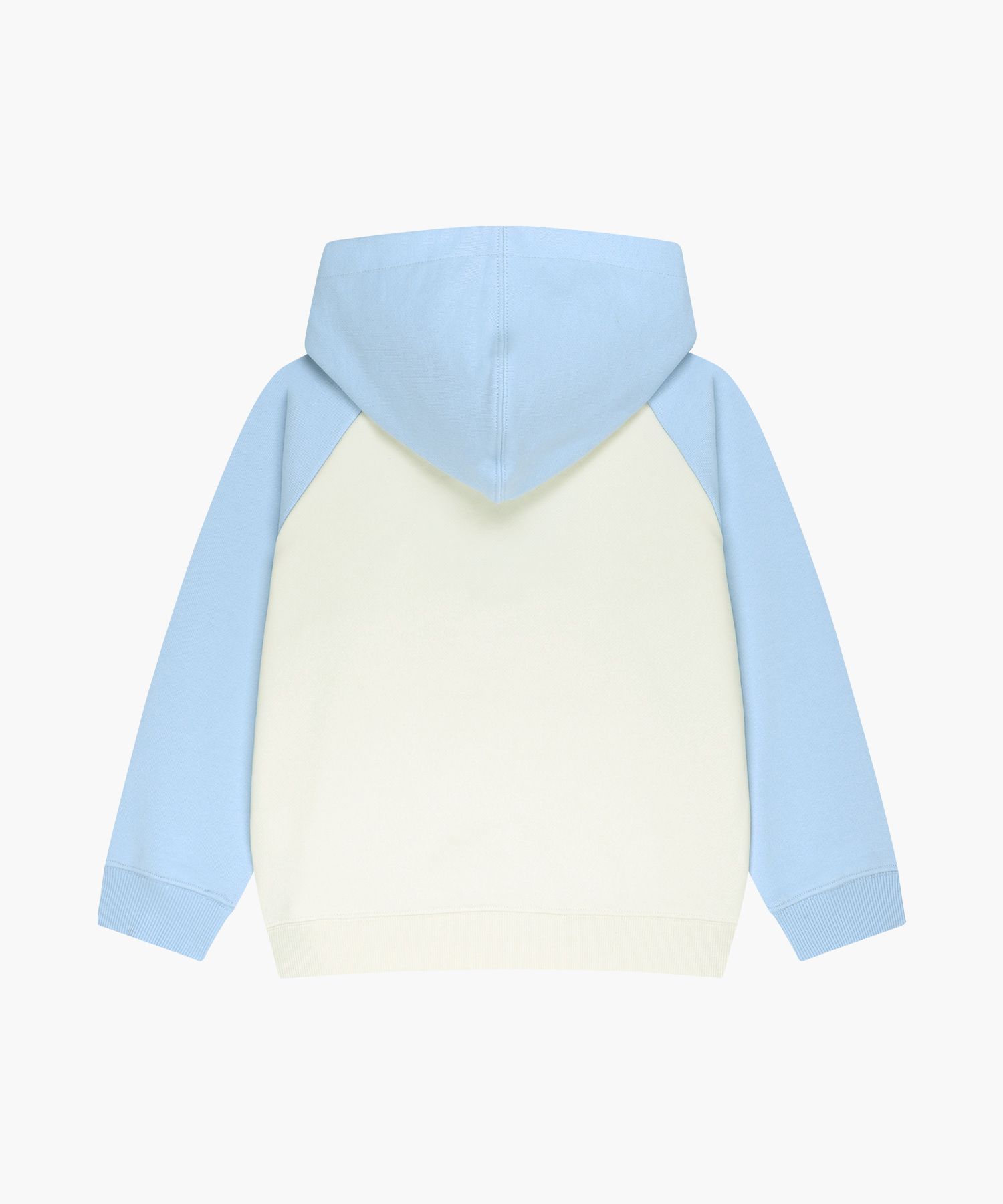 KIDS CLASSIC LOGO COLOR BLOCK RAGLAN HOODIE light blue - MARITHÉ ...