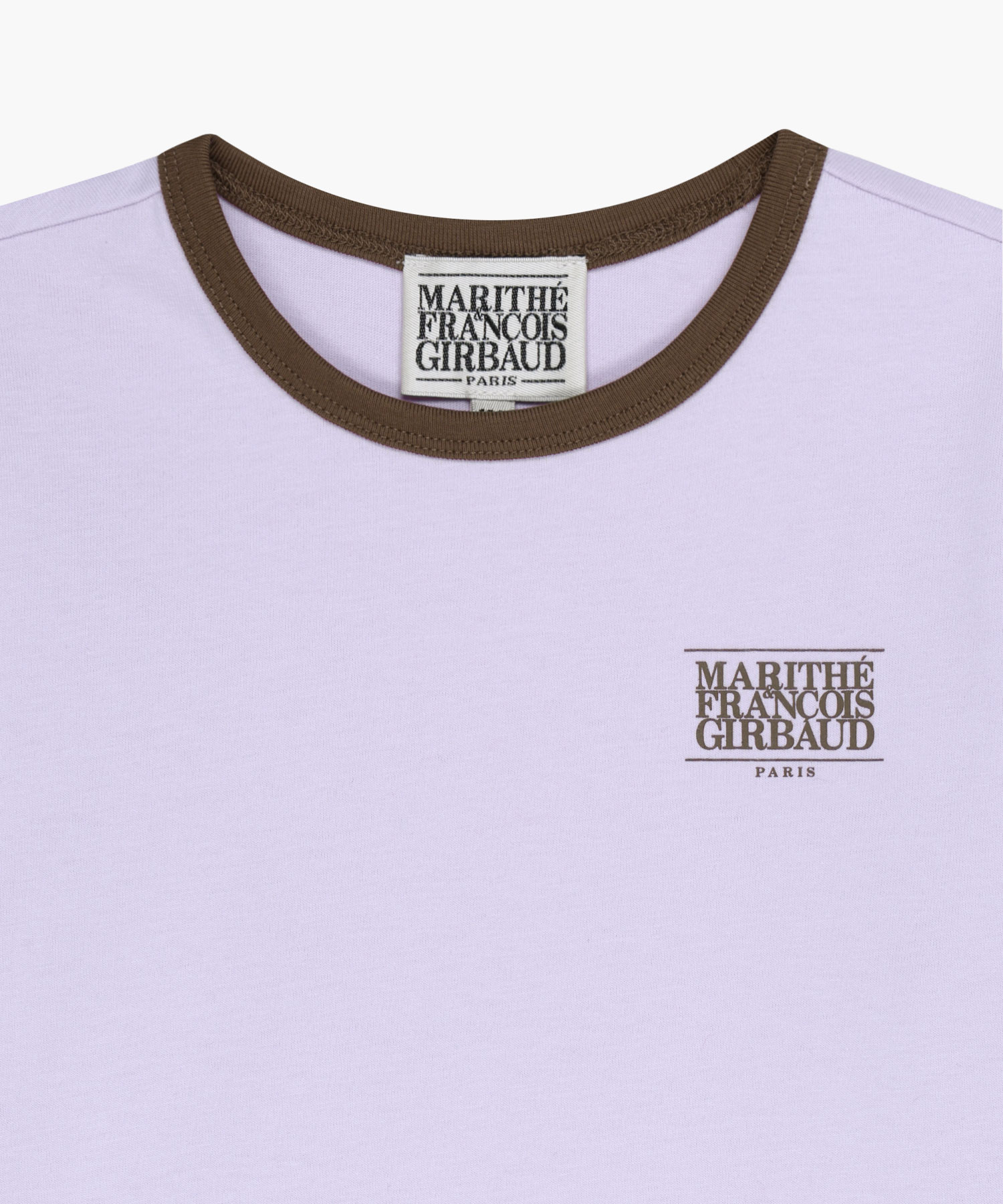 KIDS SMALL CLASSIC LOGO RINGER TEE light purple - MARITHÉ+FRANҪOIS GIRBAUD