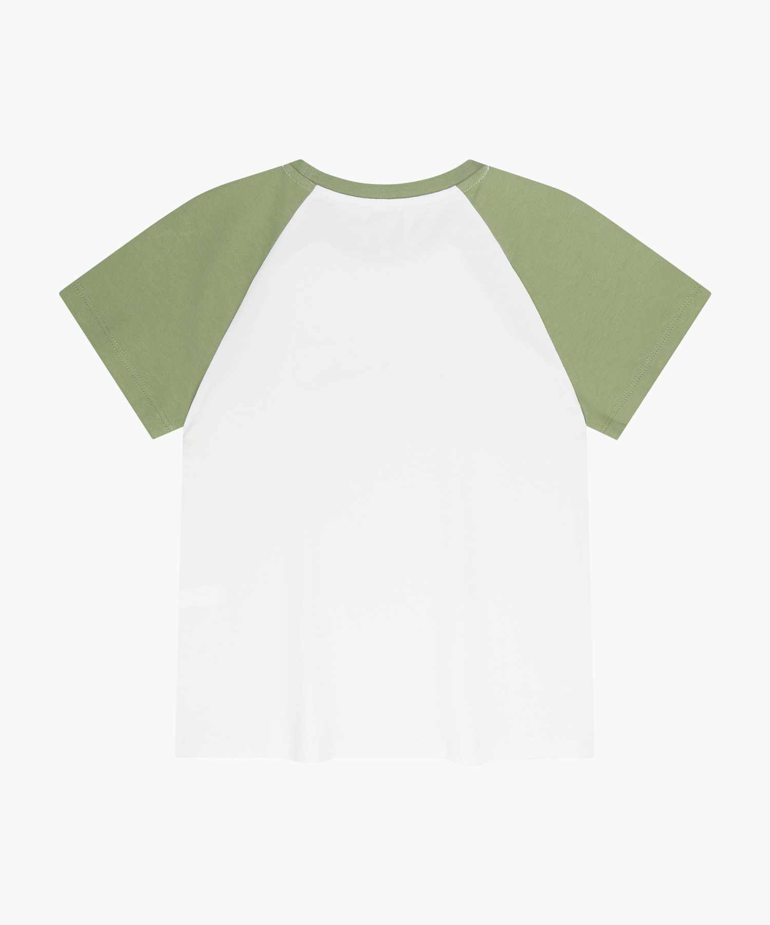 KIDS RAGLAN TEE+SHORTS SET-UP light green - MARITHÉ+FRANҪOIS GIRBAUD